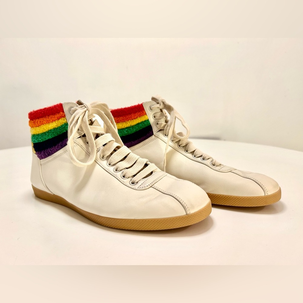 Gucci Rainbow Lowtop Sneakers - Men’s 9.5 US